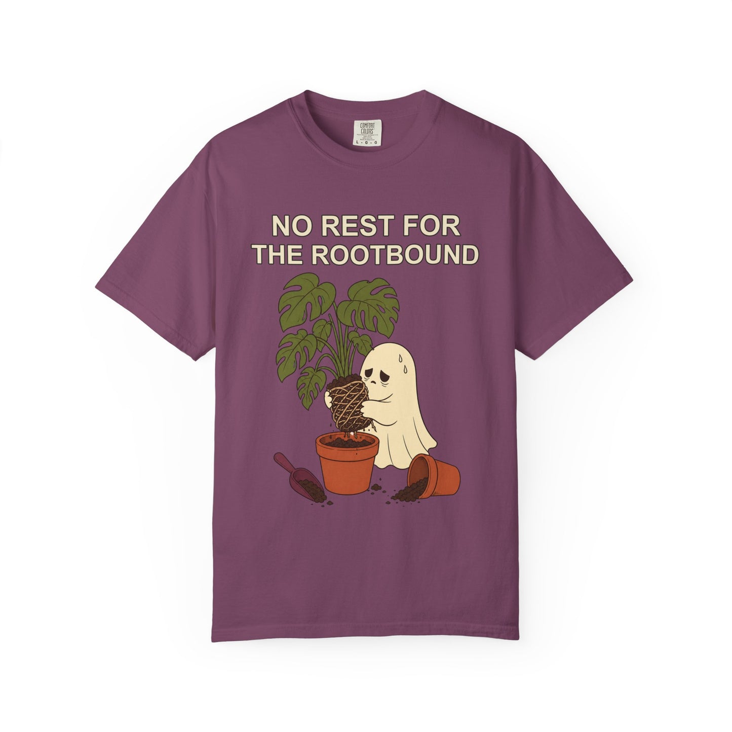 Rootbound Ghost Halloween Shirt - Funny Plant Tee