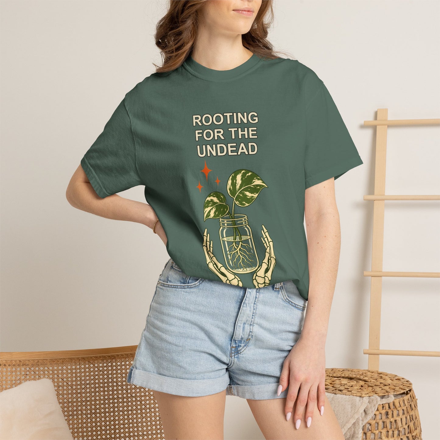 Skeleton Propagation Shirt - Halloween Plant Tee