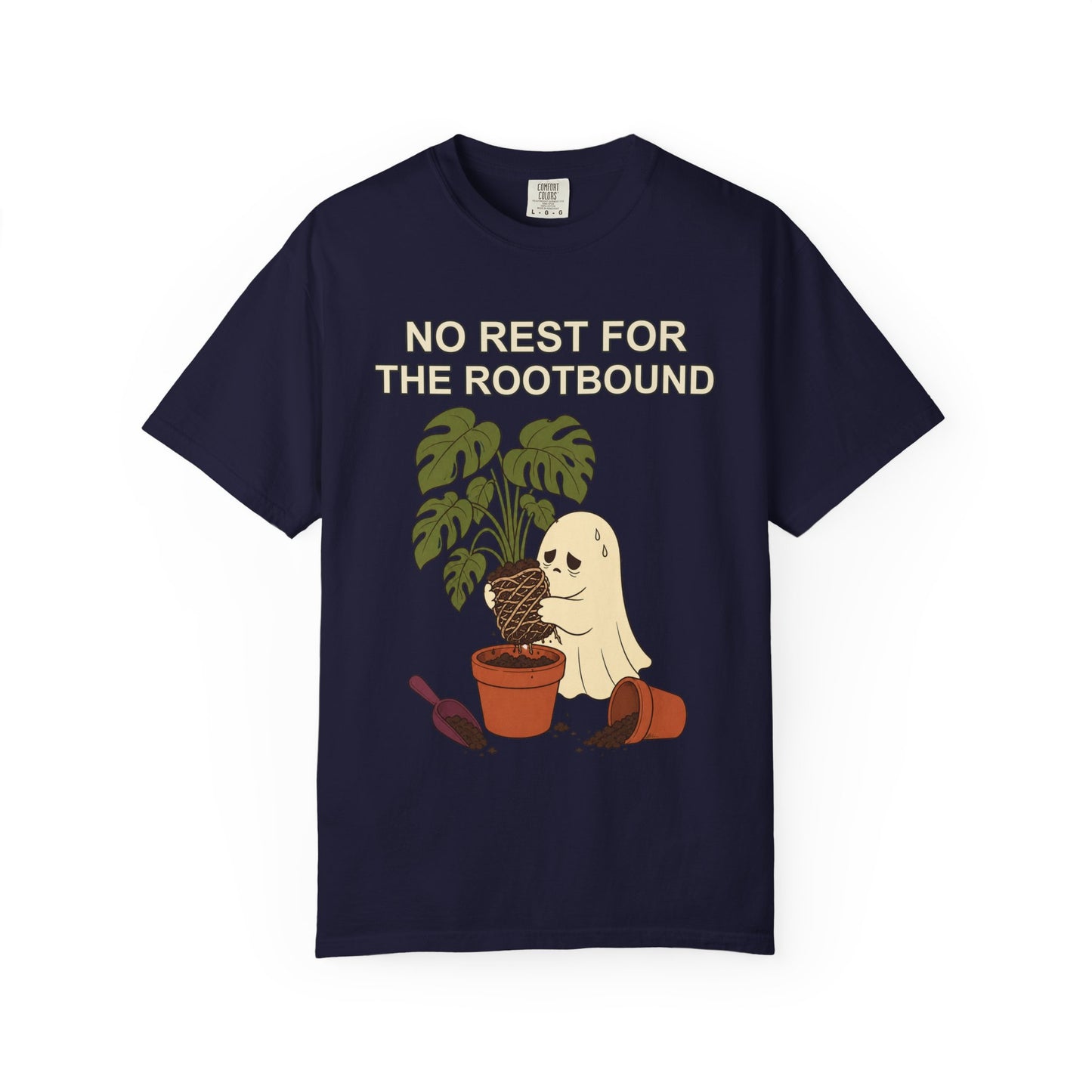 Rootbound Ghost Halloween Shirt - Funny Plant Tee