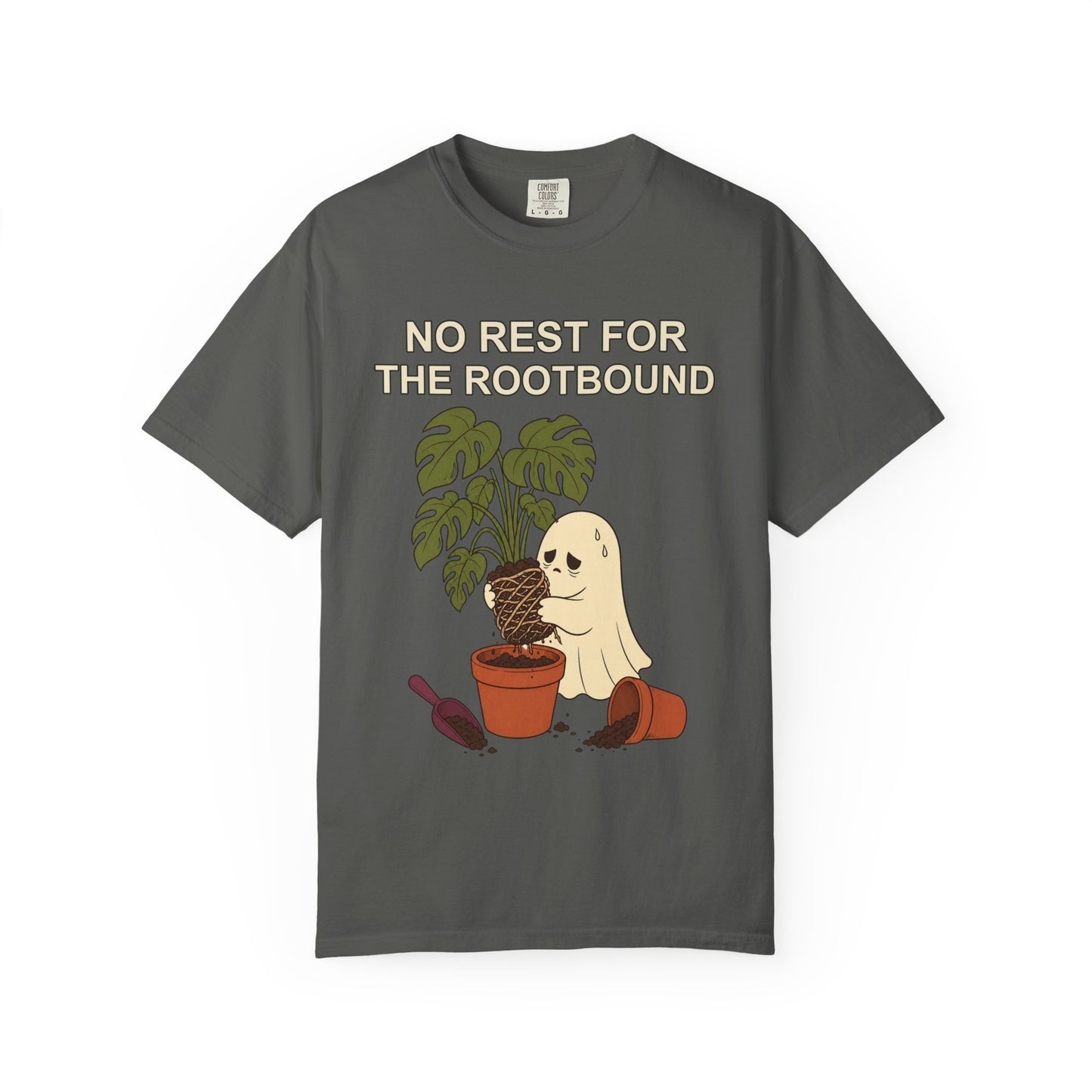 Rootbound Ghost Halloween Shirt - Funny Plant Tee