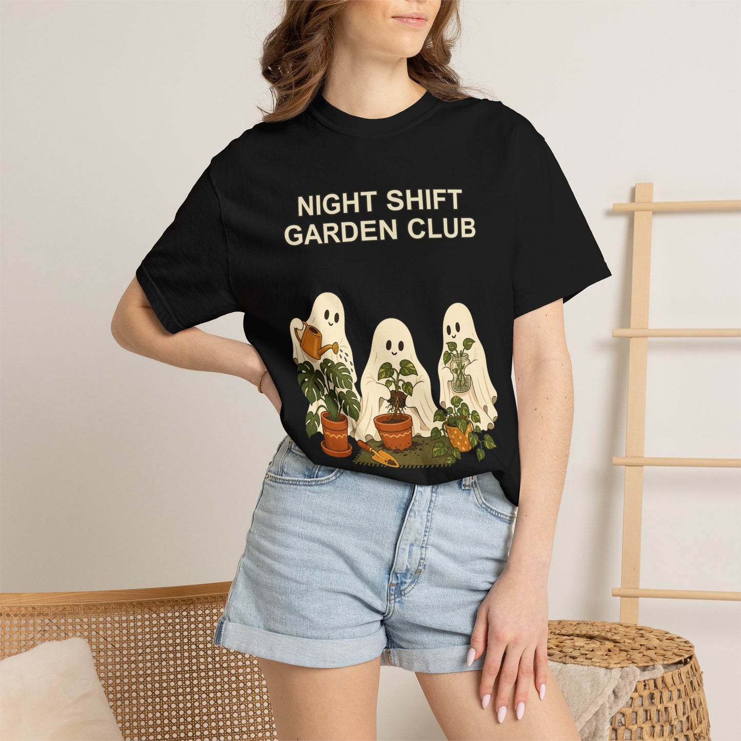 Ghost Gardening Halloween Shirt - Plant Lover Tee