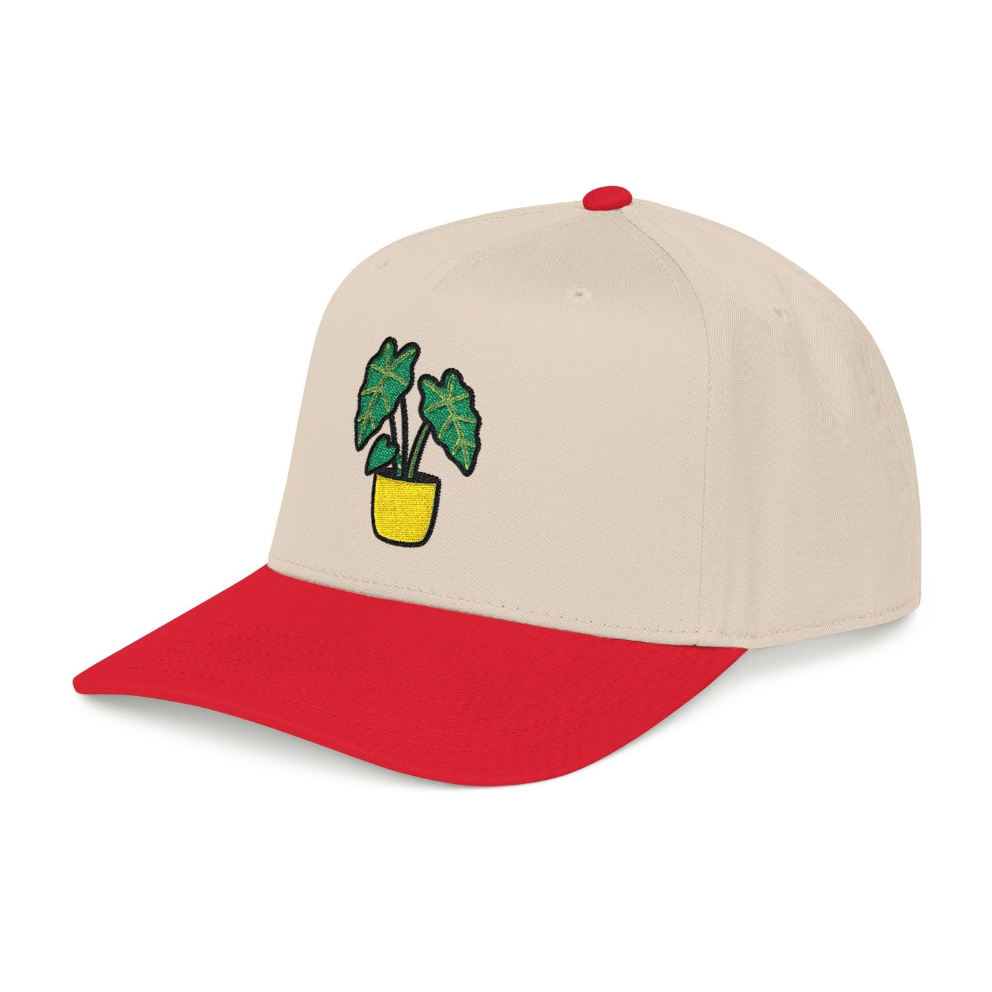 Alocasia Shield Embroidered Hat - Plant Lover Gift