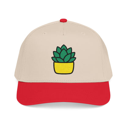Succulent Rosette Embroidered Hat - Plant Lover Gift