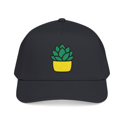 Succulent Rosette Embroidered Hat - Plant Lover Gift