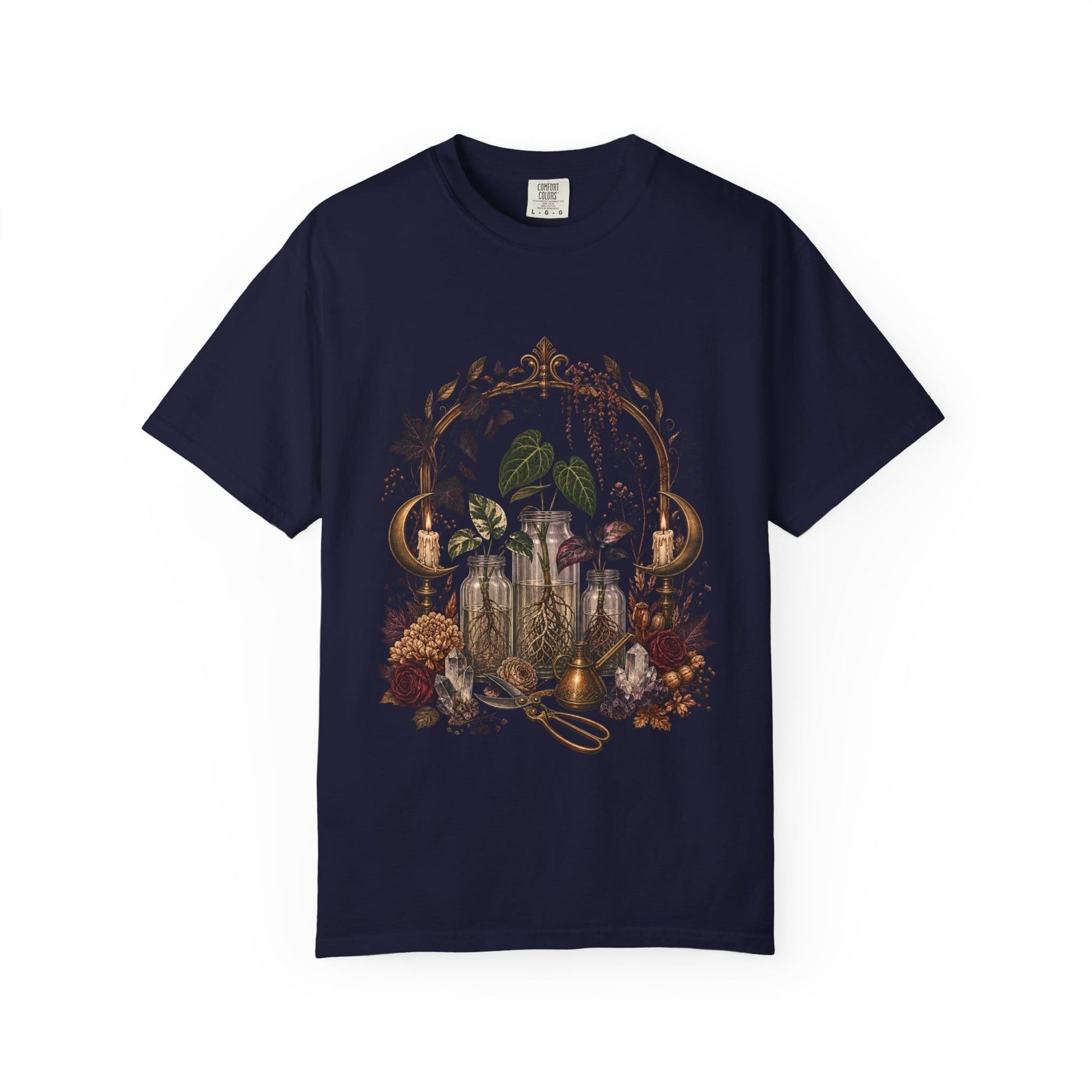 Witchy Propagation Altar T-Shirt in Pepper