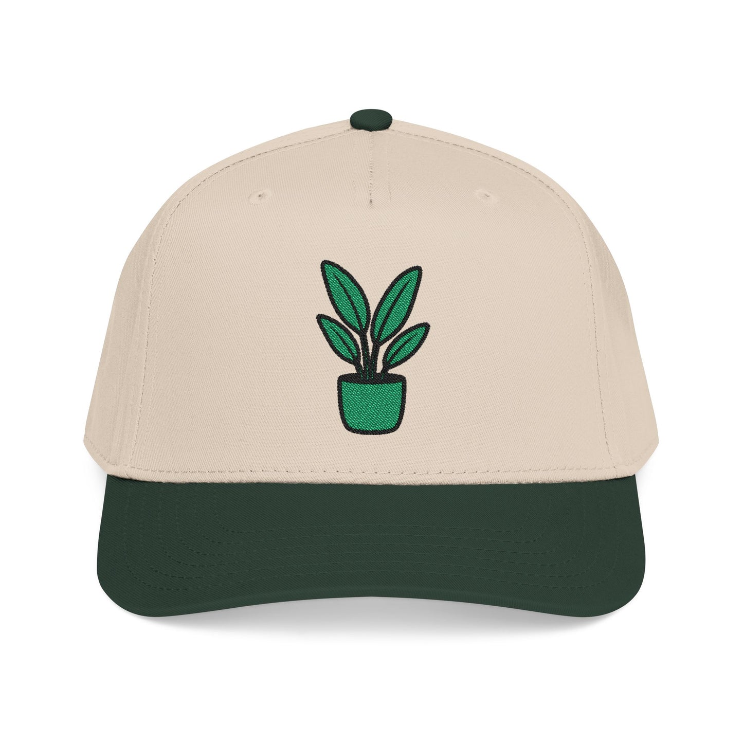 Bird of Paradise Embroidered Hat - Plant Lover Gift
