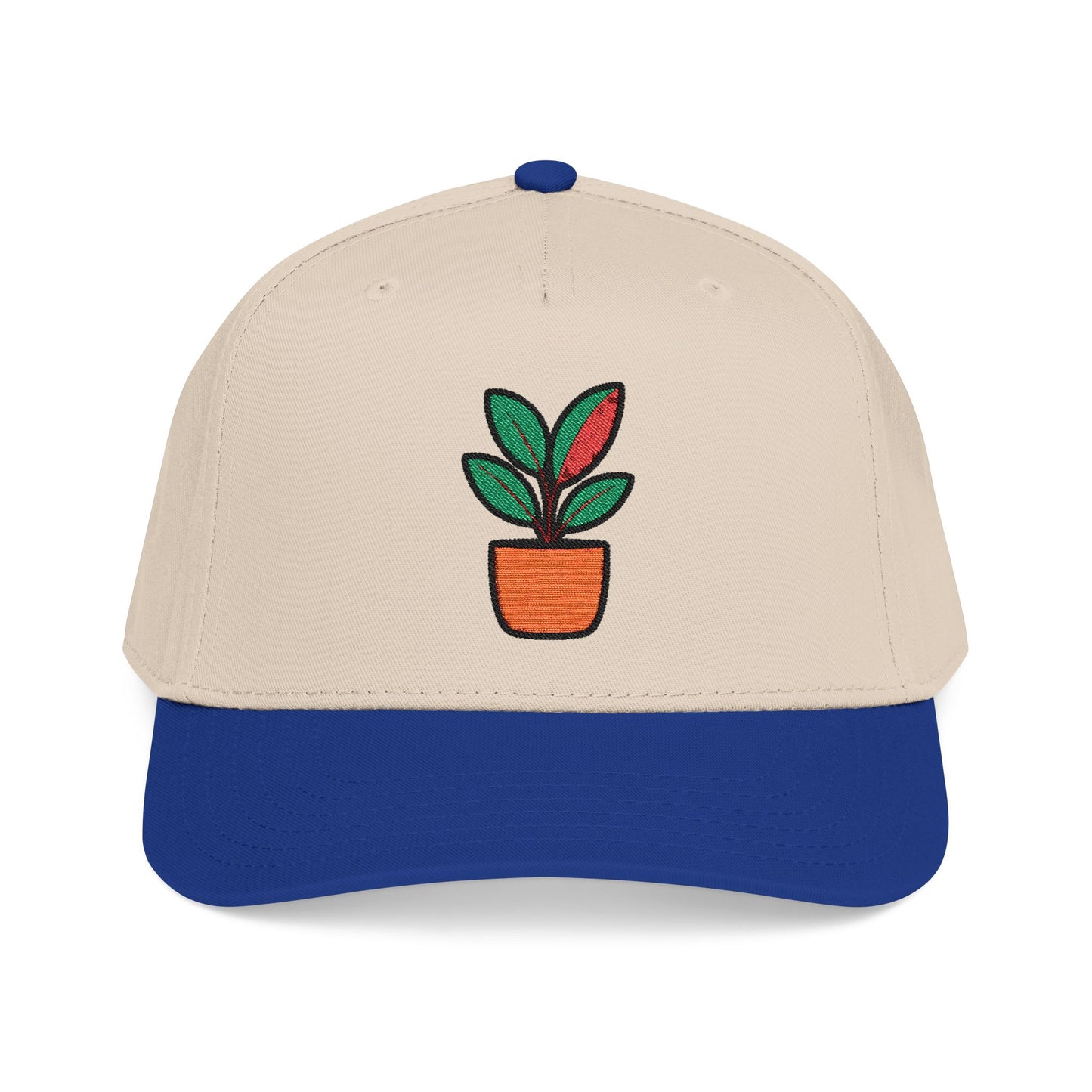 Rubber Plant Pop Embroidered Hat - Plant Lover Gift