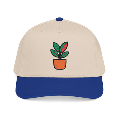 Rubber Plant Pop Embroidered Hat - Plant Lover Gift
