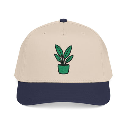 Bird of Paradise Embroidered Hat - Plant Lover Gift