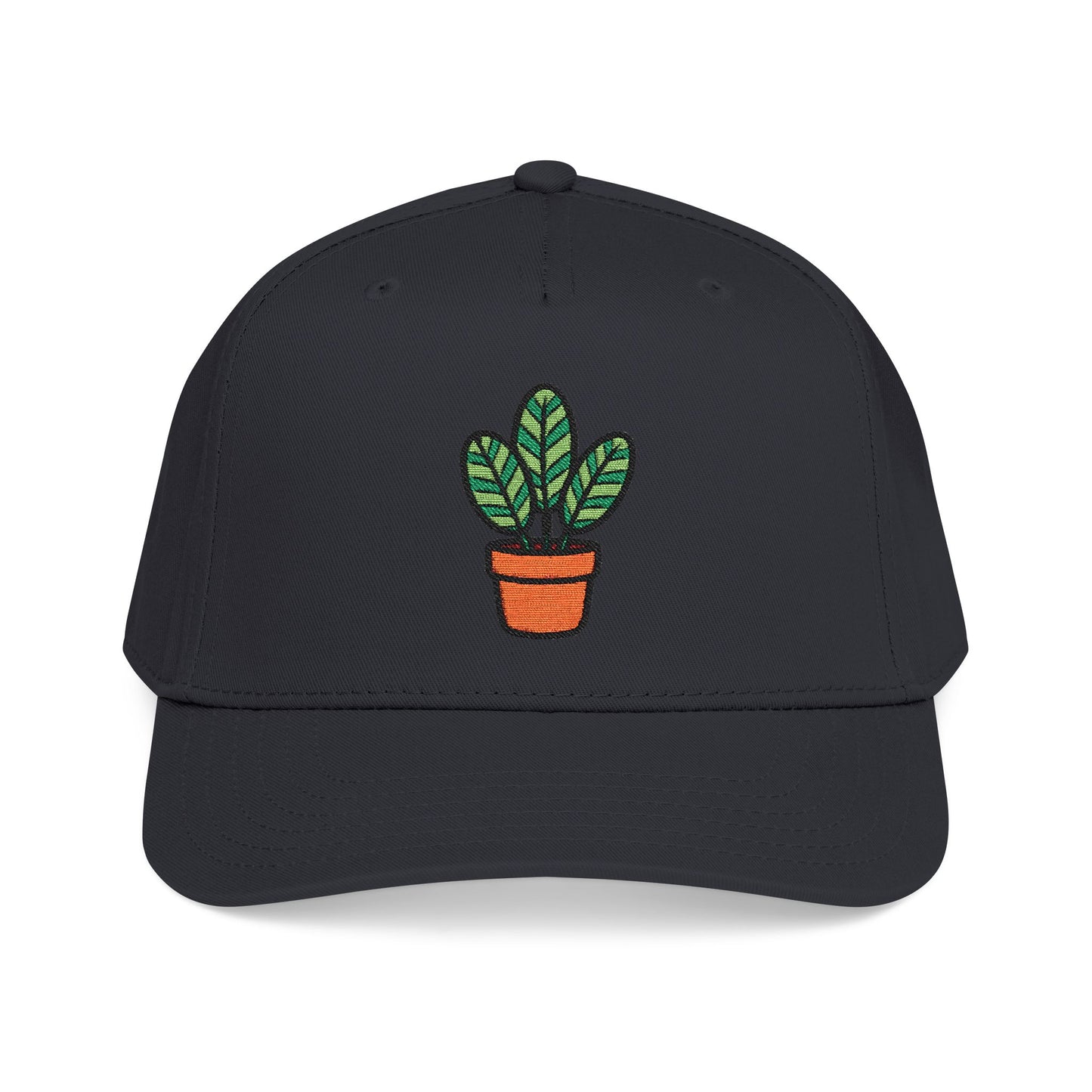 Calathea Stripes Embroidered Hat - Plant Lover Gift