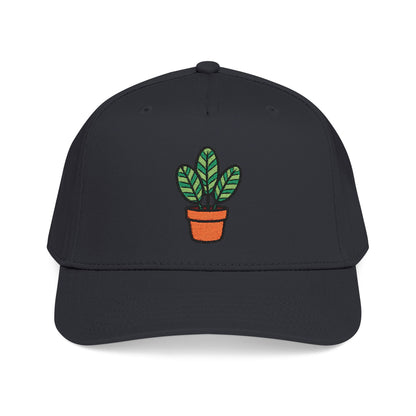 Calathea Stripes Embroidered Hat - Plant Lover Gift