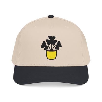 Oxalis Charm Embroidered Hat - Plant Lover Gift