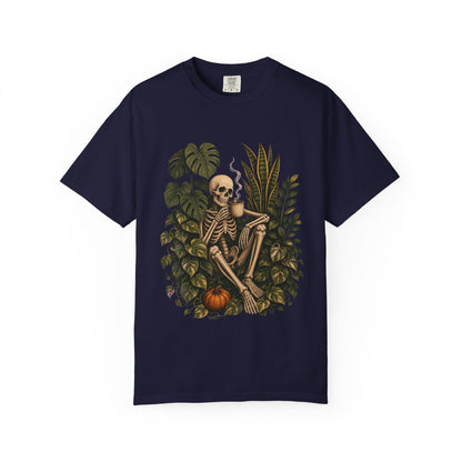 Skeleton Coffee Jungle T-Shirt in Pepper