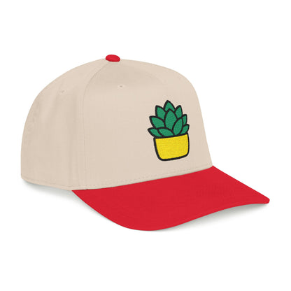 Succulent Rosette Embroidered Hat - Plant Lover Gift