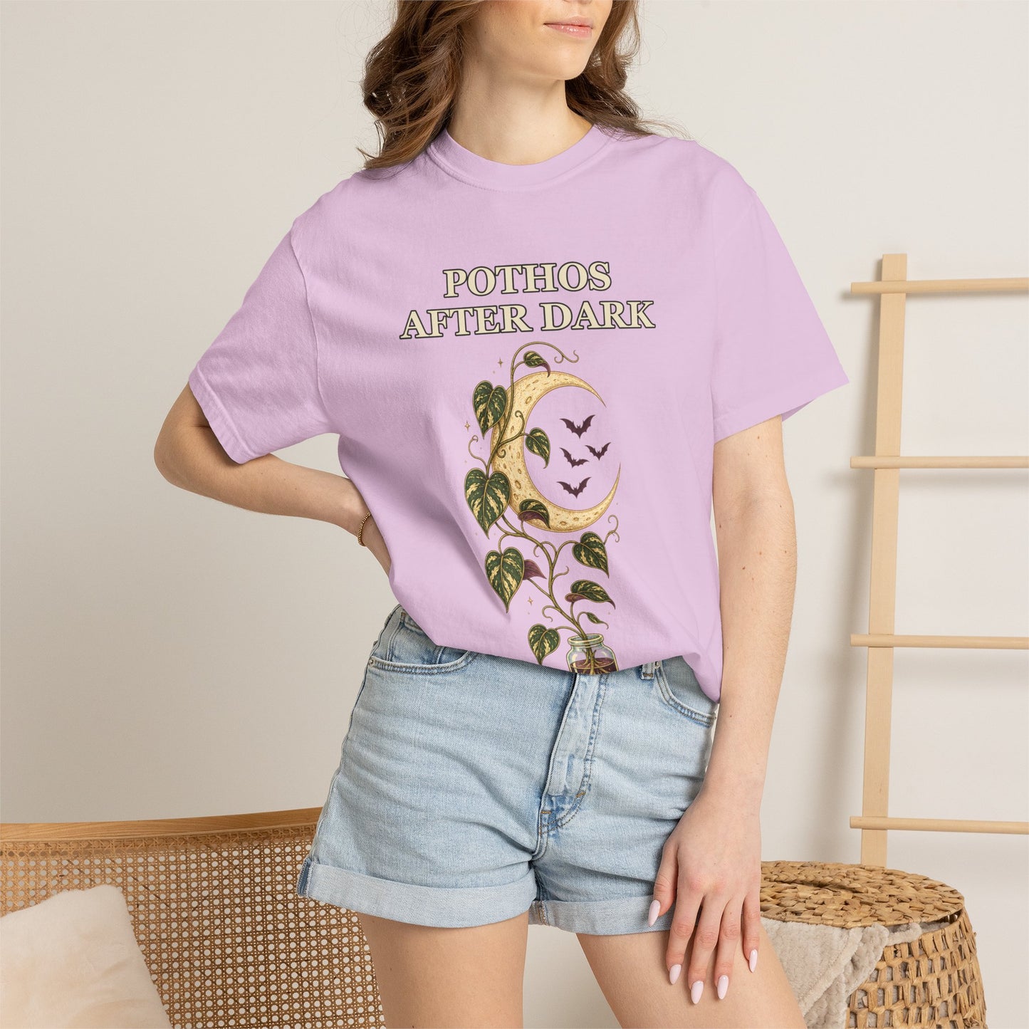 Pothos Halloween Shirt - Gothic Botanical Tee