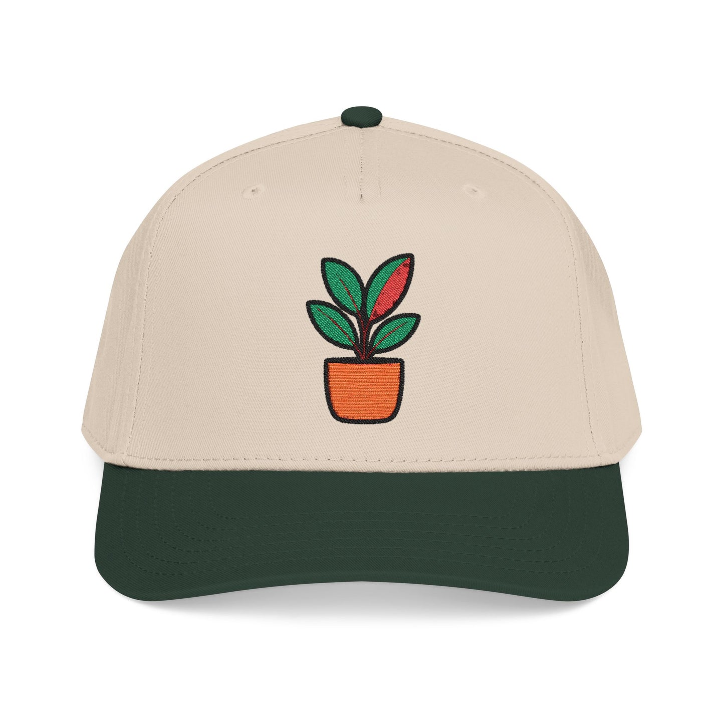 Rubber Plant Pop Embroidered Hat - Plant Lover Gift