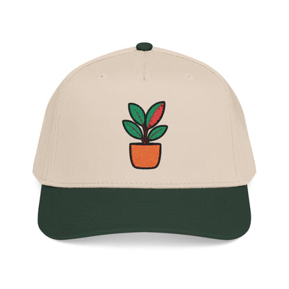 Rubber Plant Pop Embroidered Hat - Plant Lover Gift