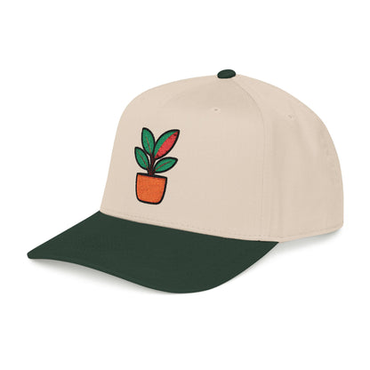 Rubber Plant Pop Embroidered Hat - Plant Lover Gift