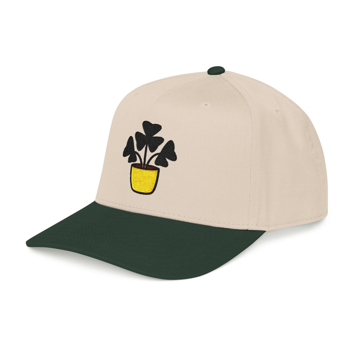 Oxalis Charm Embroidered Hat - Plant Lover Gift