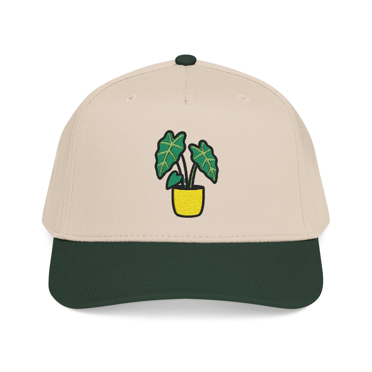 Alocasia Shield Embroidered Hat - Plant Lover Gift