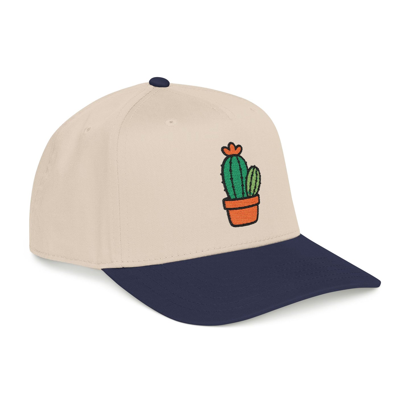 Cactus Bloom Embroidered Hat - Cactus Lover Gift