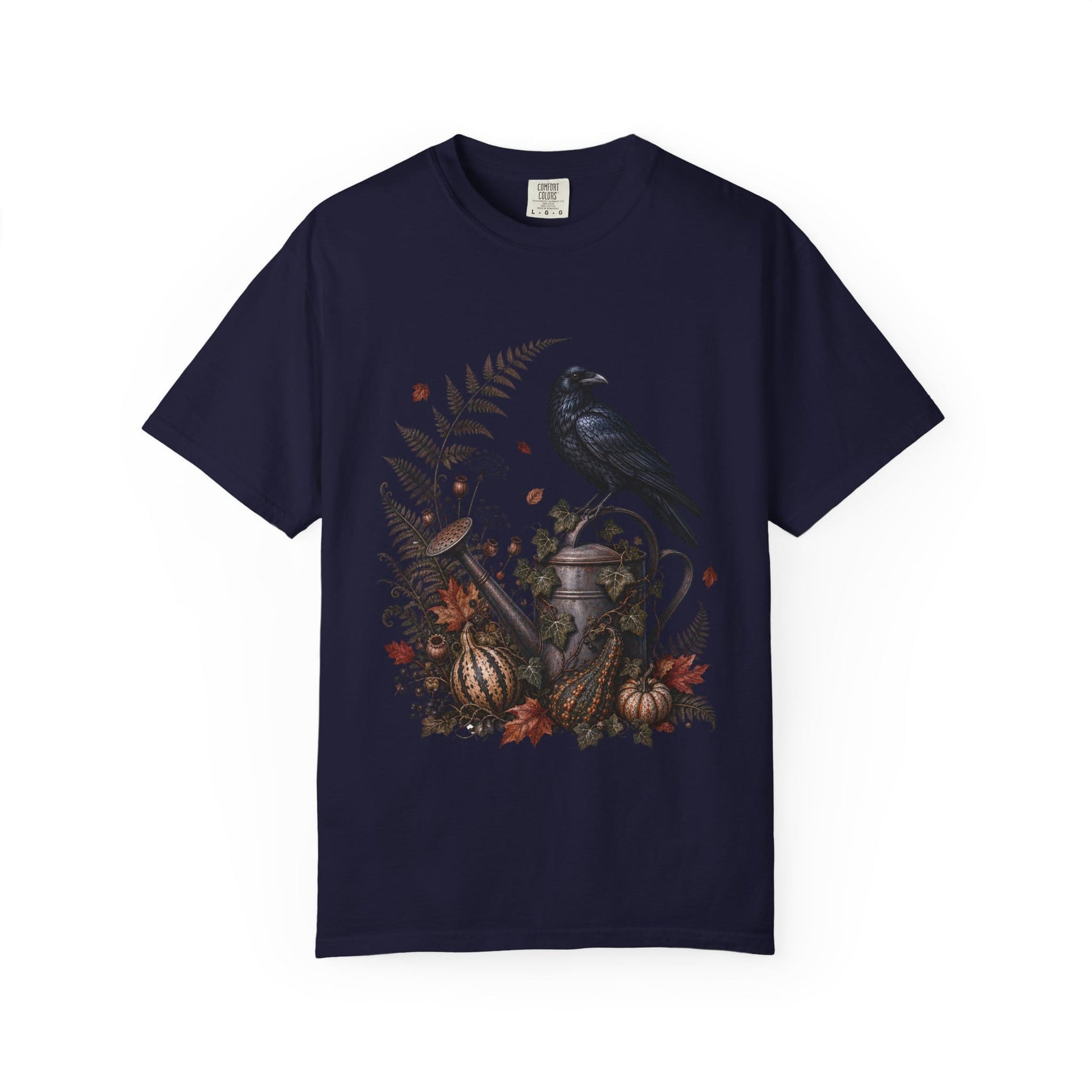 Raven Watering Can T-Shirt in Pepper