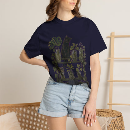 Cat Propagation Shelf T-Shirt in Violet