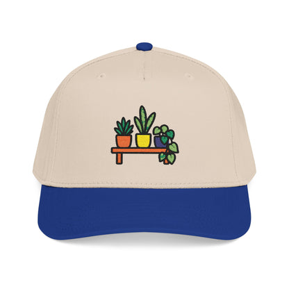 Tiny Plant Shelf Embroidered Hat - Plant Lover Gift