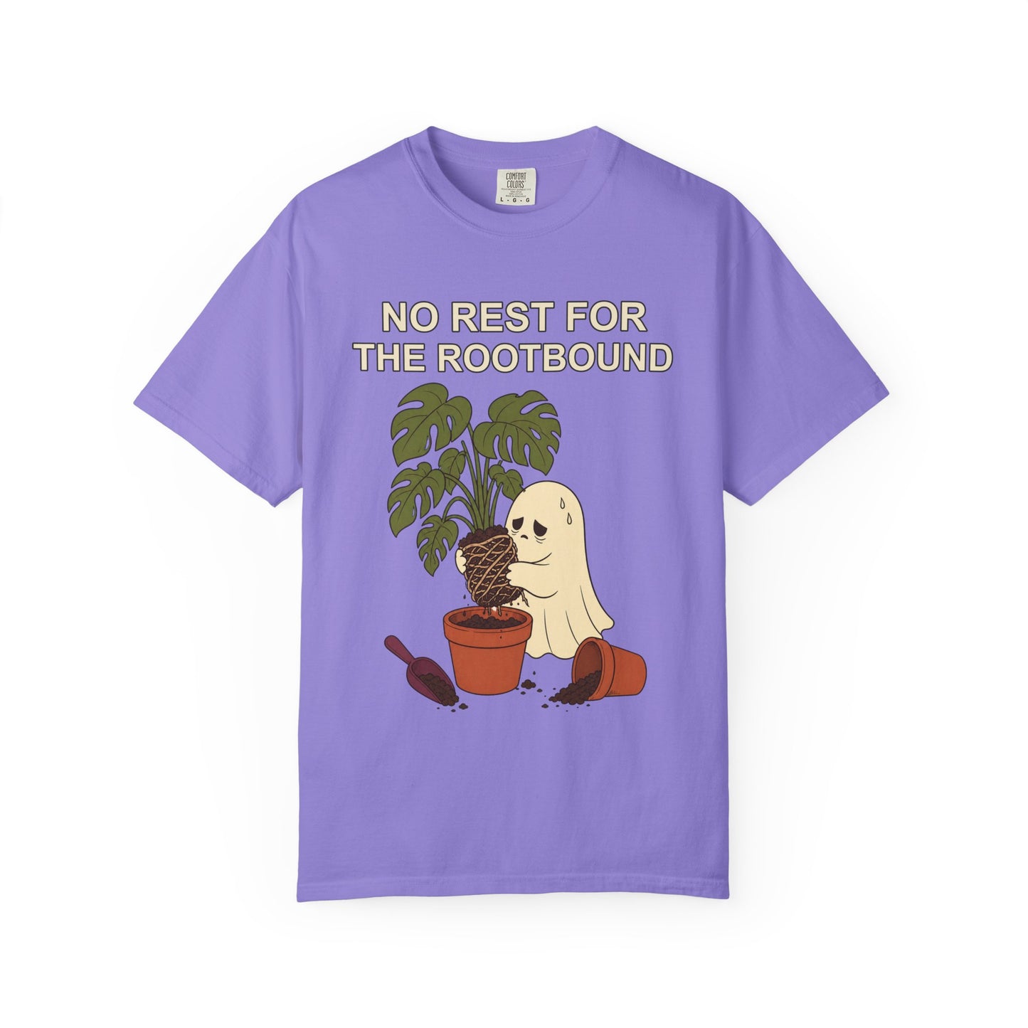 Rootbound Ghost Halloween Shirt - Funny Plant Tee