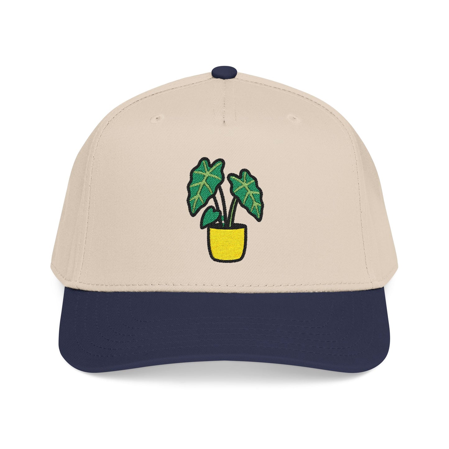 Alocasia Shield Embroidered Hat - Plant Lover Gift