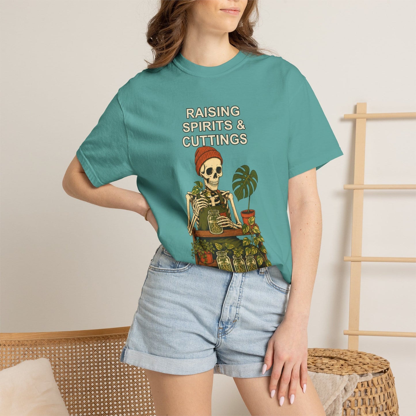 Skeleton Propagation Halloween Shirt - Plant Lover Tee