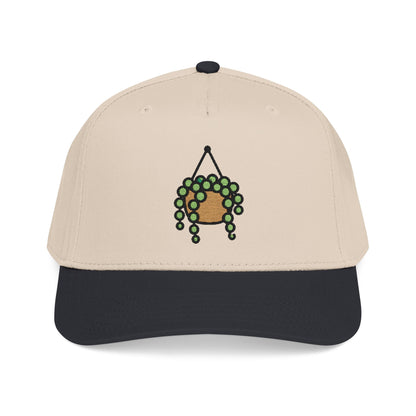 String of Pearls Embroidered Hat - Plant Lover Gift