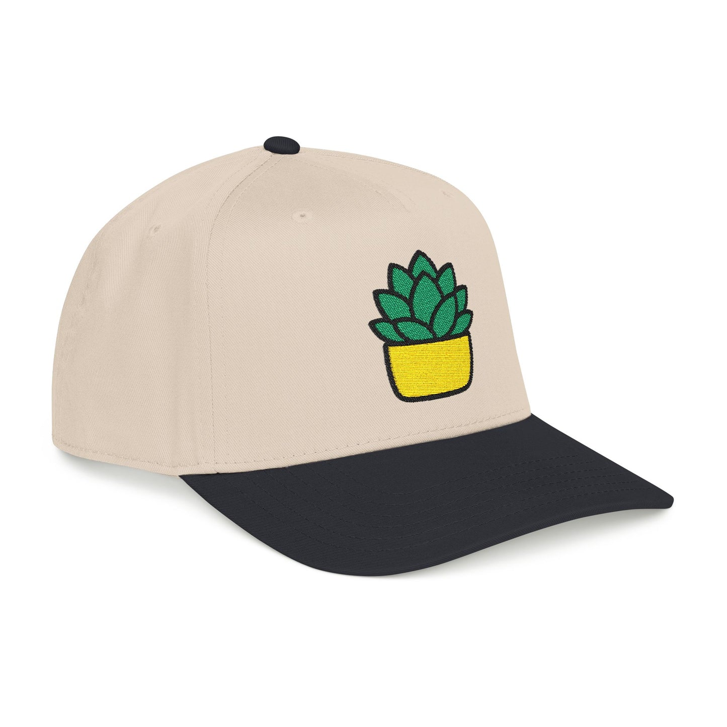 Succulent Rosette Embroidered Hat - Plant Lover Gift