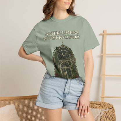 Gothic Greenhouse Halloween Shirt - Botanical Tee