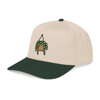 String of Pearls Embroidered Hat - Plant Lover Gift