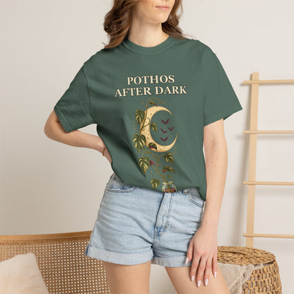 Pothos Halloween Shirt - Gothic Botanical Tee