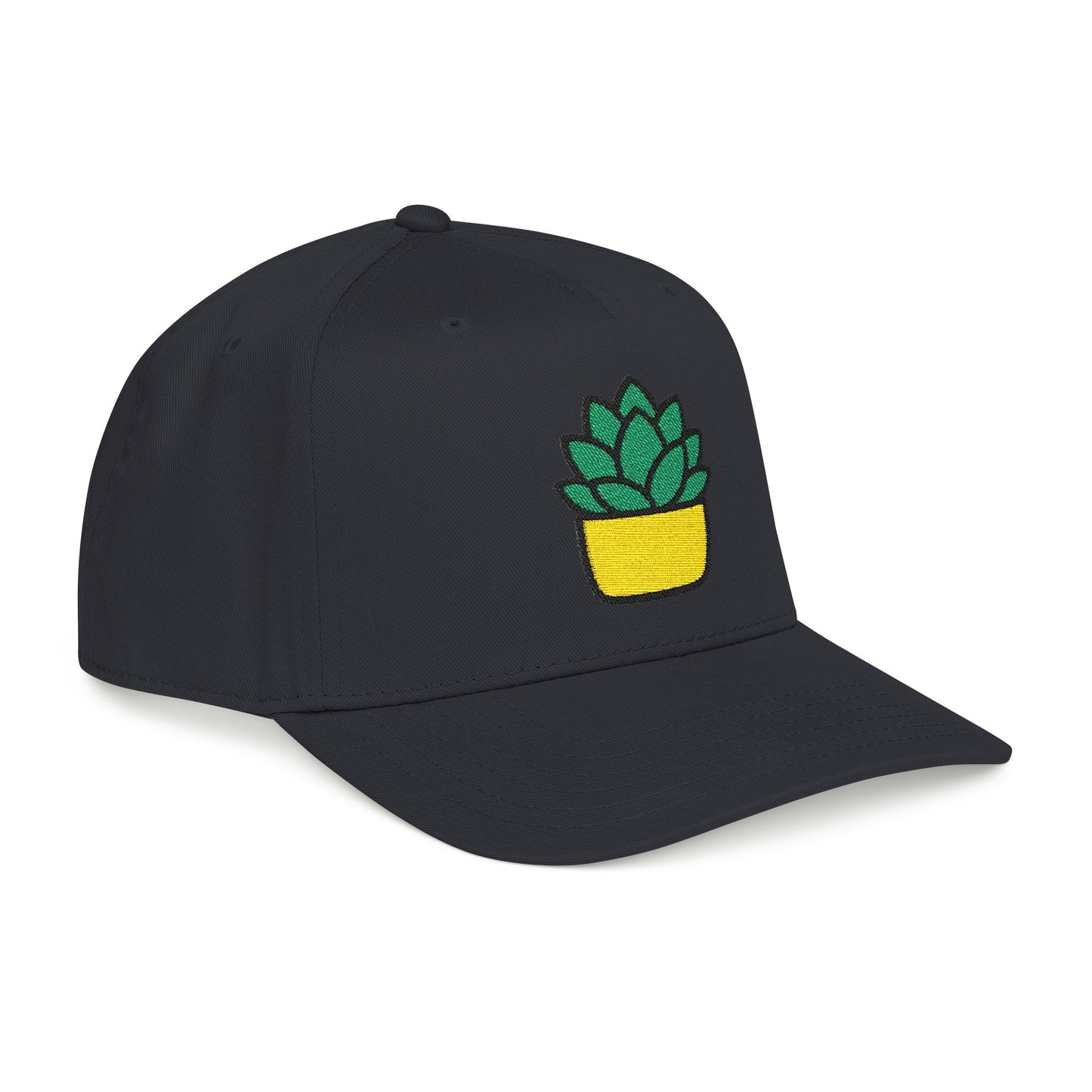 Succulent Rosette Embroidered Hat - Plant Lover Gift