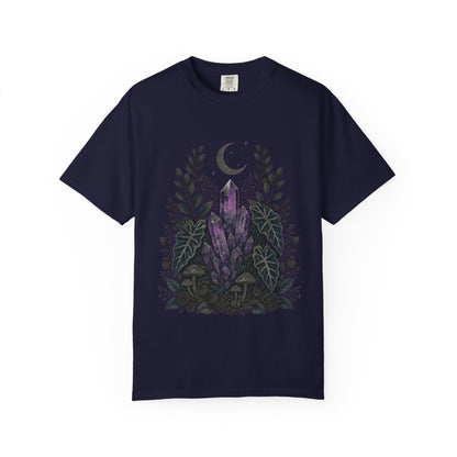 Botanical Crystal Garden T-Shirt in Pepper