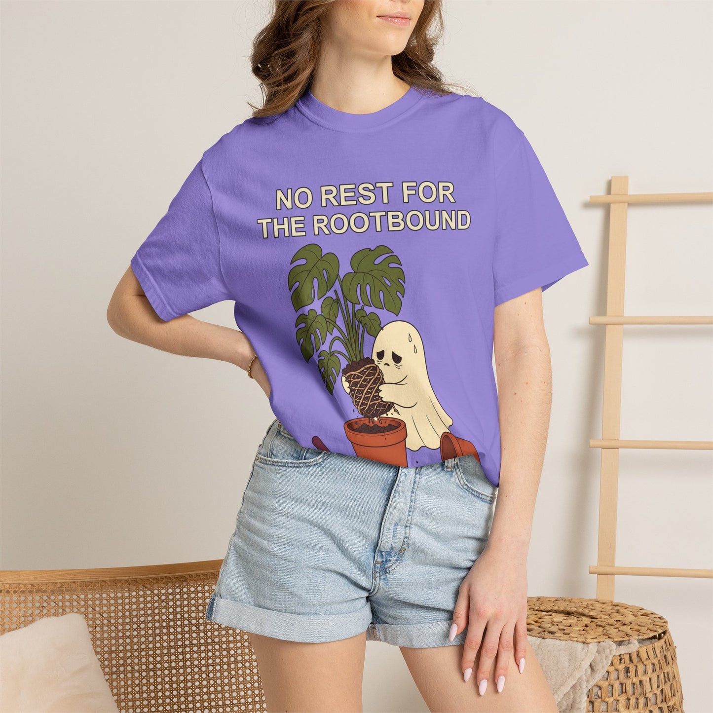Rootbound Ghost Halloween Shirt - Funny Plant Tee
