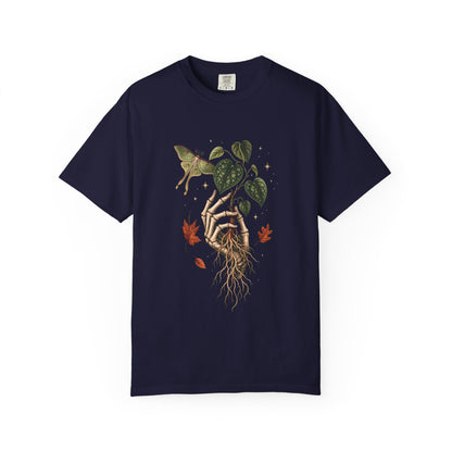 Skeleton Hand Hoya T-Shirt in Pepper