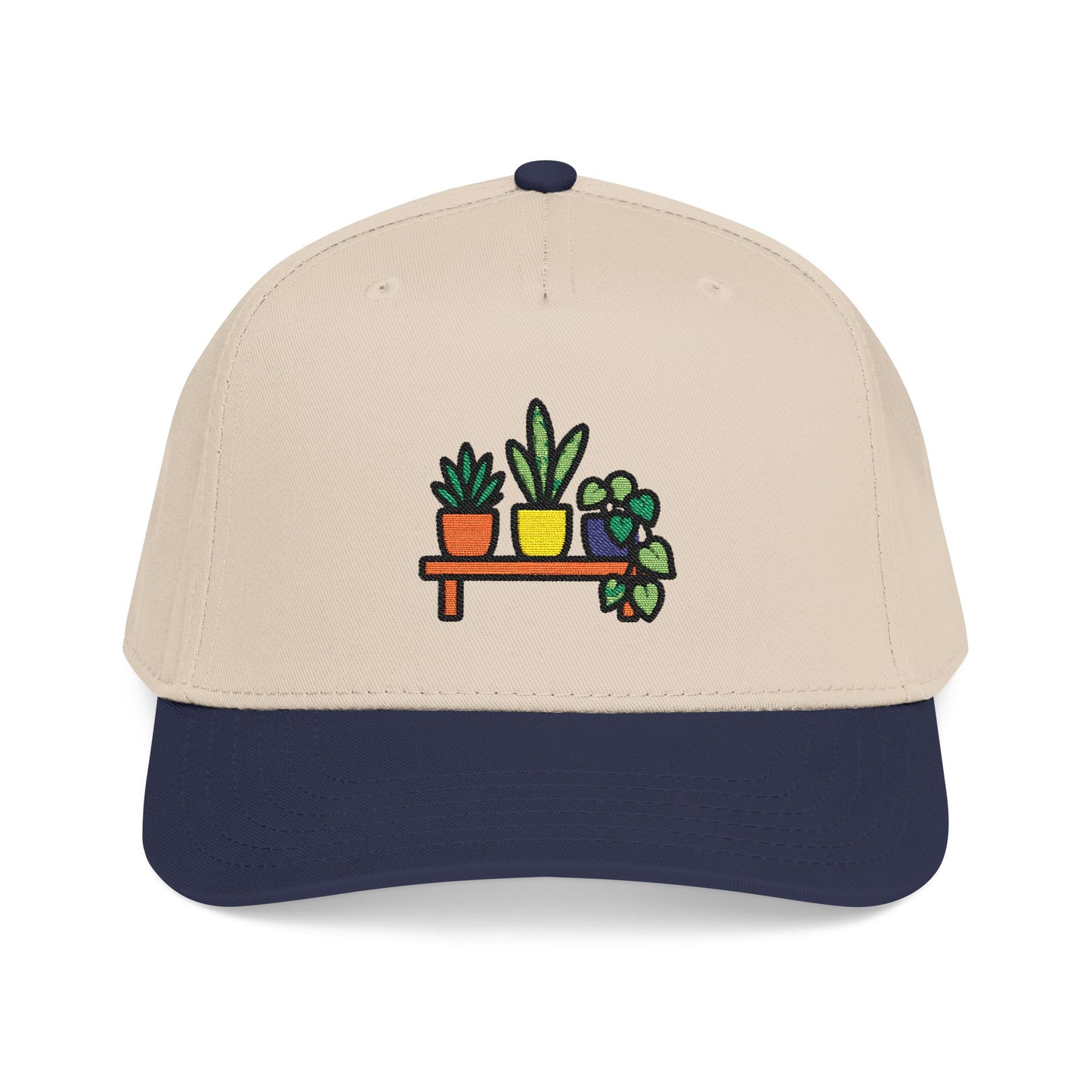 Tiny Plant Shelf Embroidered Hat - Plant Lover Gift
