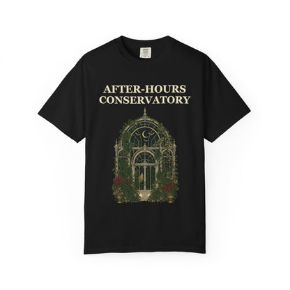 Gothic Greenhouse Halloween Shirt - Botanical Tee