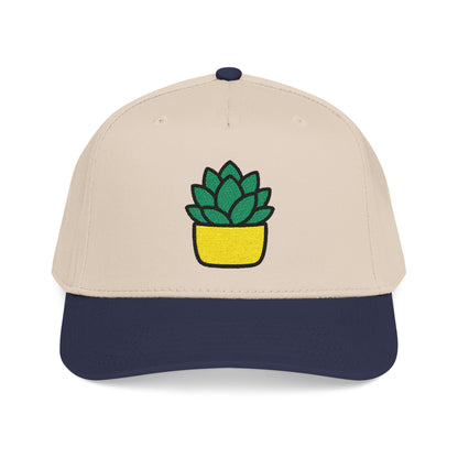 Succulent Rosette Embroidered Hat - Plant Lover Gift