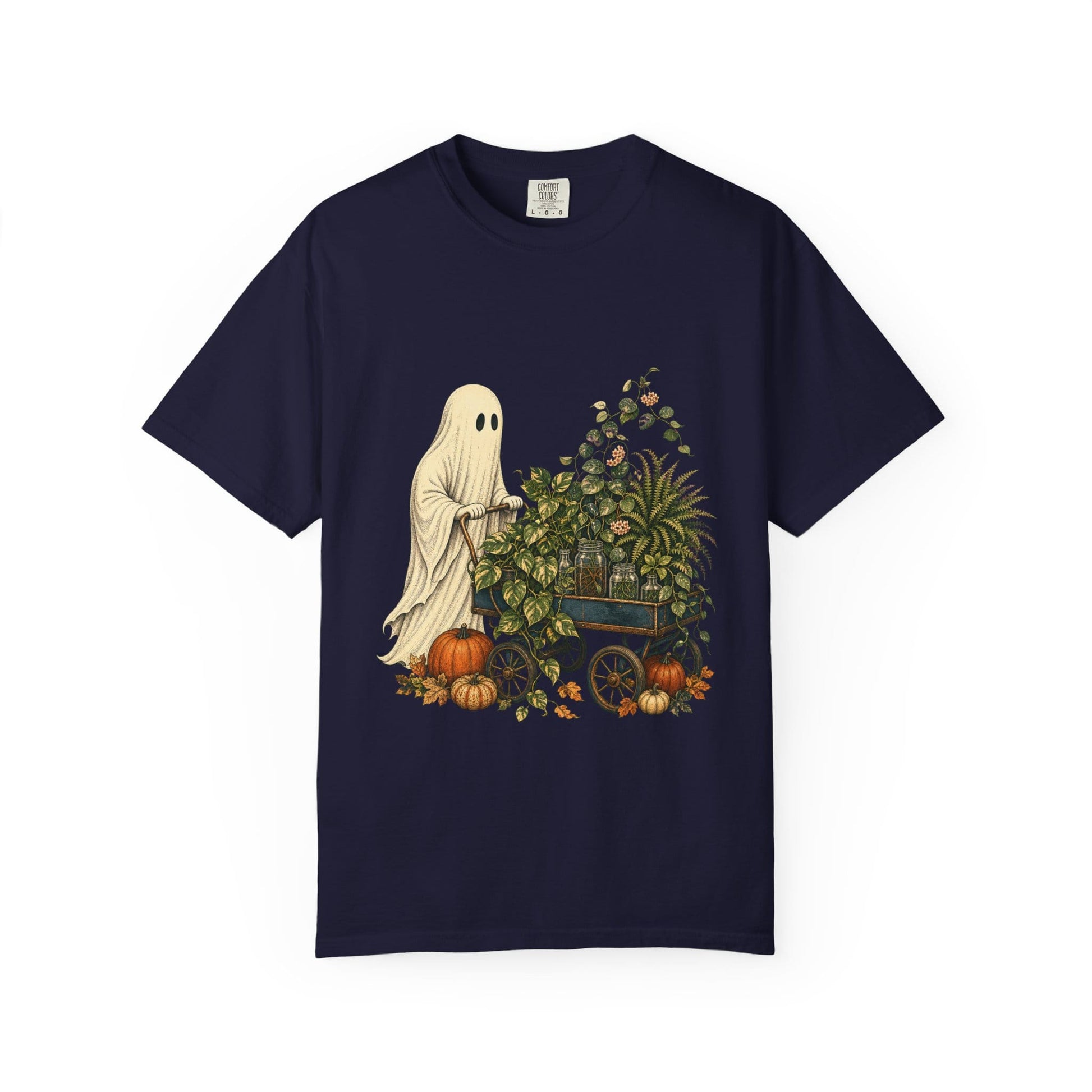 Ghost Plant Cart T-Shirt in Pepper