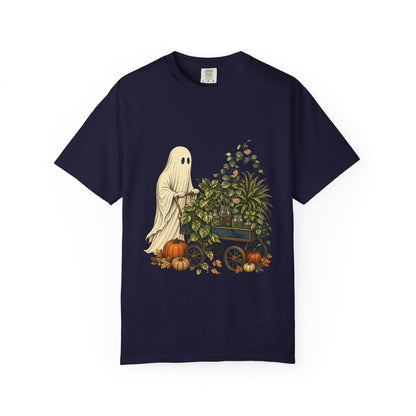 Ghost Plant Cart T-Shirt in Pepper