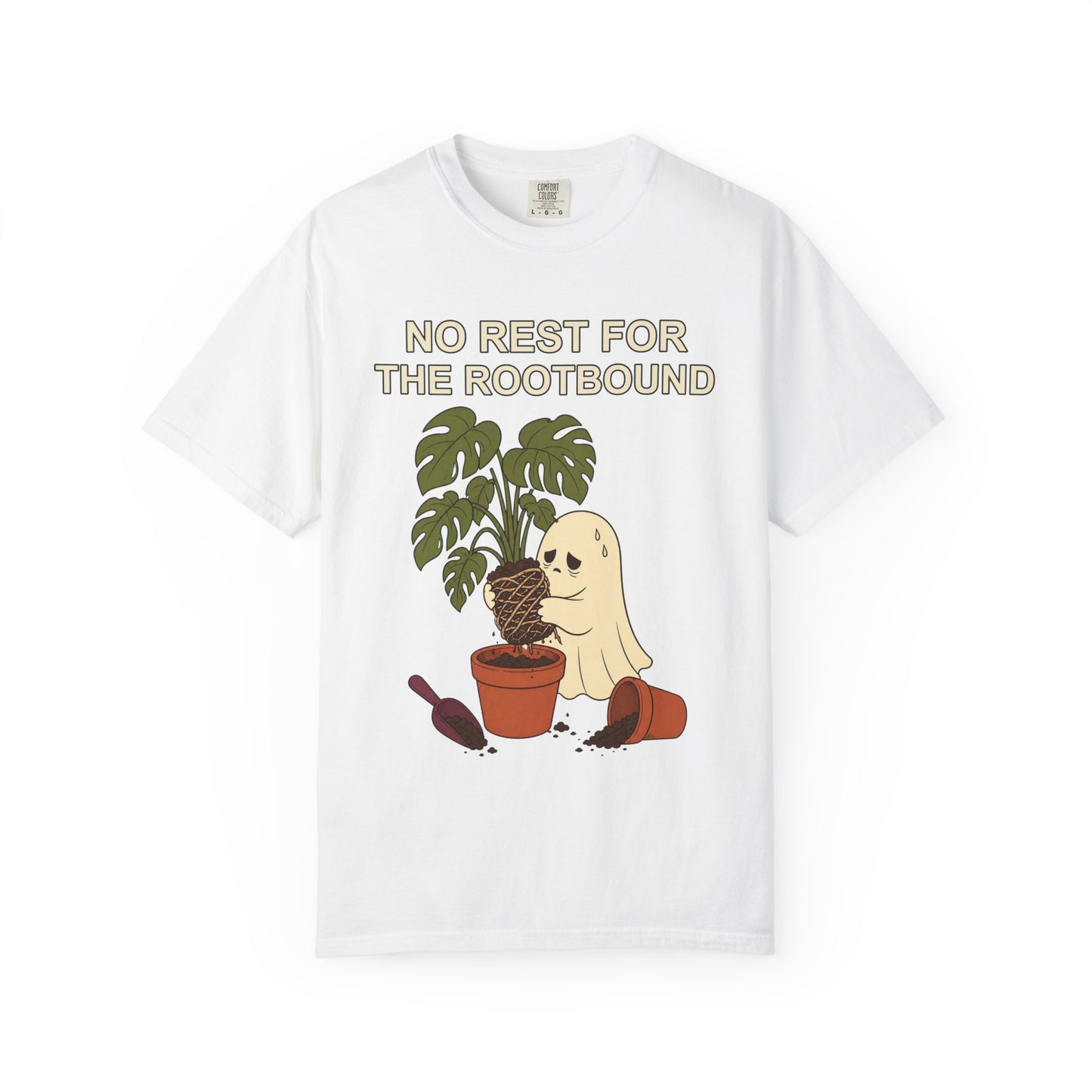 Rootbound Ghost Halloween Shirt - Funny Plant Tee