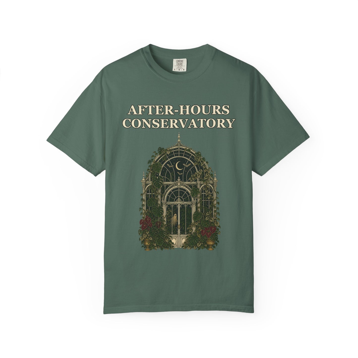 Gothic Greenhouse Halloween Shirt - Botanical Tee