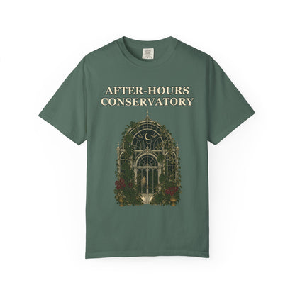 Gothic Greenhouse Halloween Shirt - Botanical Tee