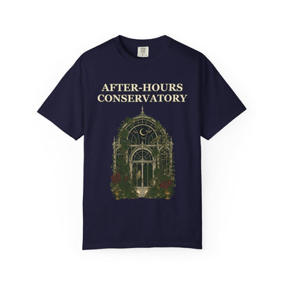 Gothic Greenhouse Halloween Shirt - Botanical Tee