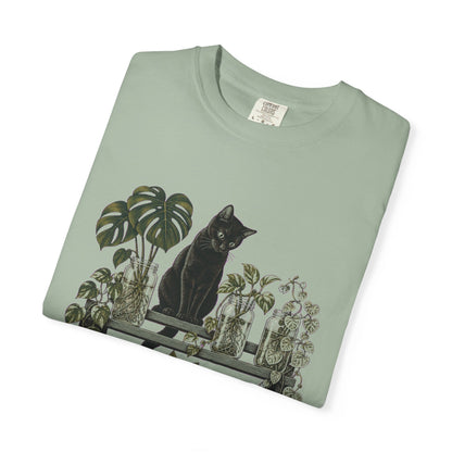 Cat Propagation Shelf T-Shirt in Chambray